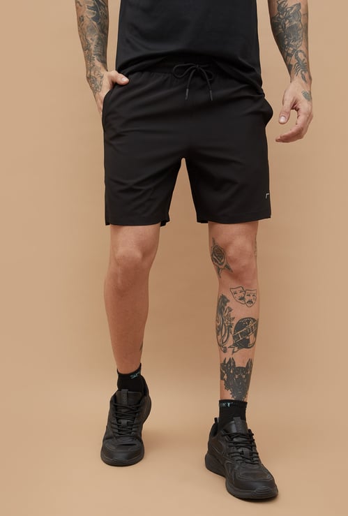 FAME FOREVER ACTIVE Perforated Side Panel Shorts