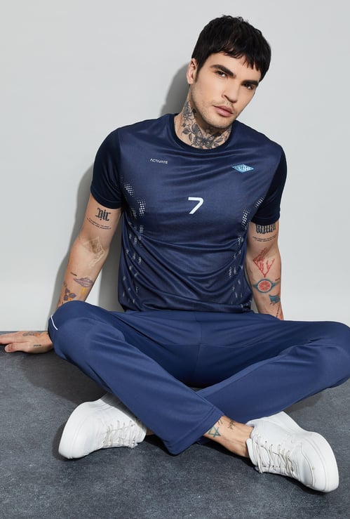 FAME FOREVER ACTIVE Printed Crew Neck T-shirt