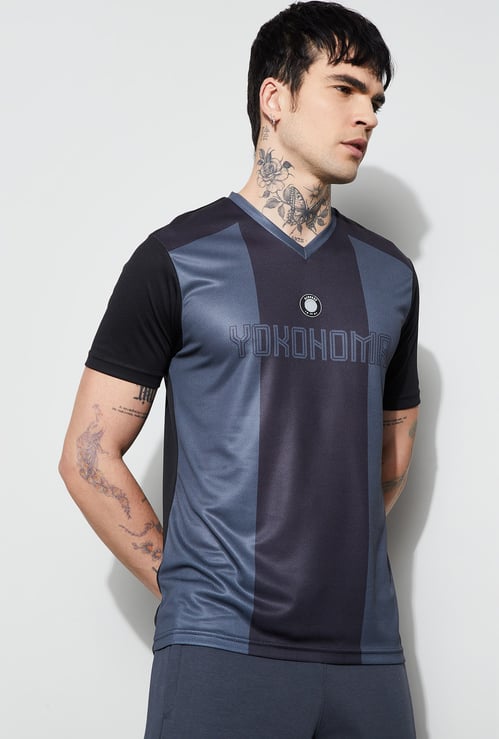 FAME FOREVER ACTIVE Printed Crew Neck T-shirt