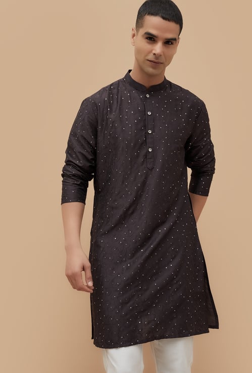 MELANGE Embroidered Straight Kurta