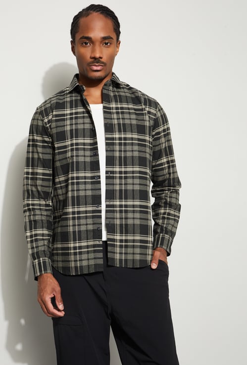 BOSSINI Checked Regular Fit Shirt