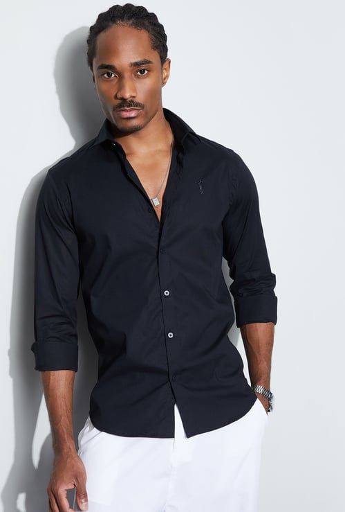 BOSSINI Solid Slim Fit Shirt