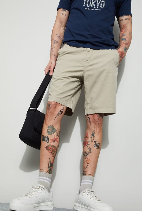 FAME FOREVER Solid Shorts