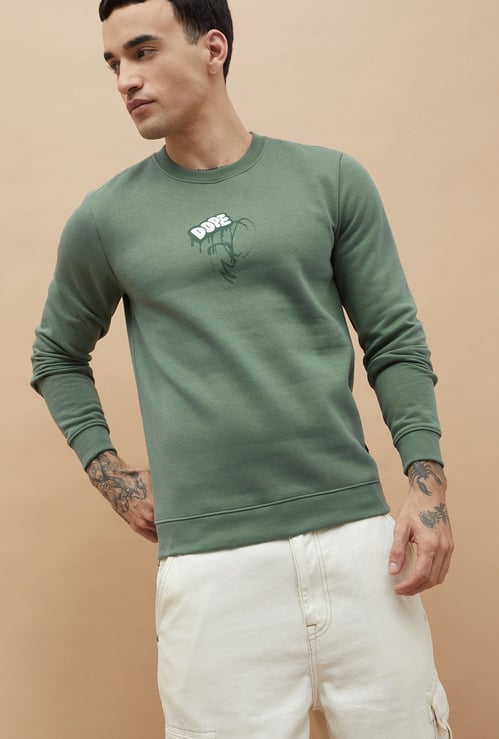 FAME FOREVER Back Print Sweatshirt