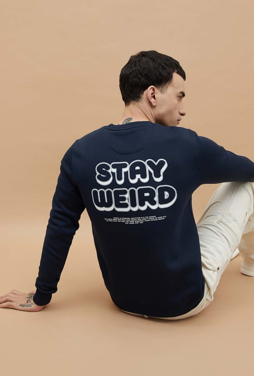 FAME FOREVER Typographic Print Sweatshirt