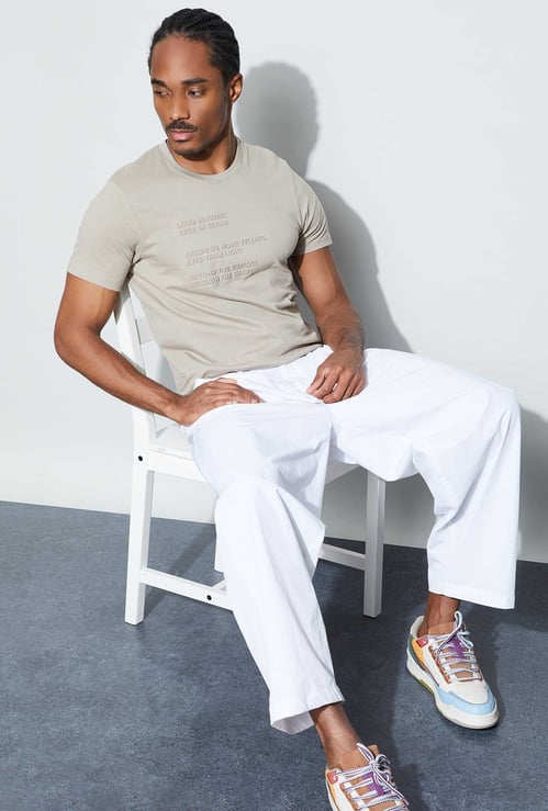BOSSINI Embossed T-shirt