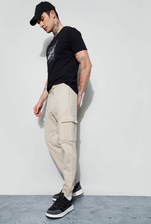 FAME FOREVER Solid Slim Fit Joggers