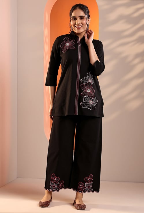LIBAS Embroidered Co-Ord Set