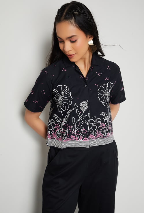 COLOUR ME Floral Print Shirt