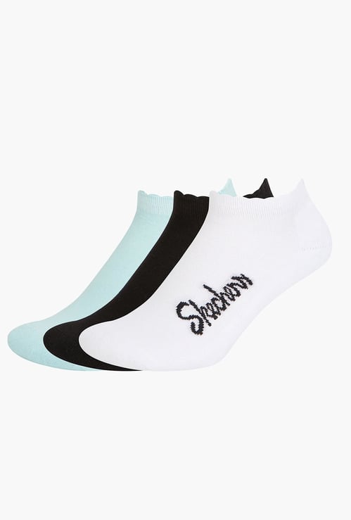 SKECHERS Printed Ankle Length Socks - Pack of 3