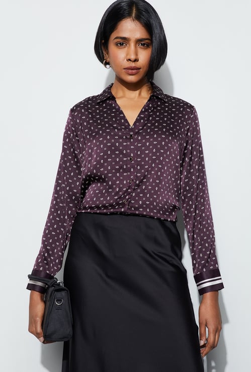 CODE CLASSIC Paisley Print Shirt