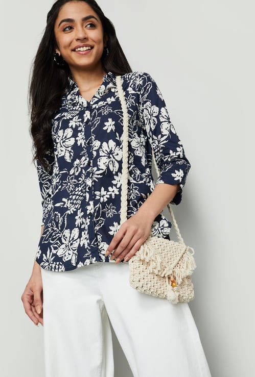 COLOUR ME Floral Print Shirt