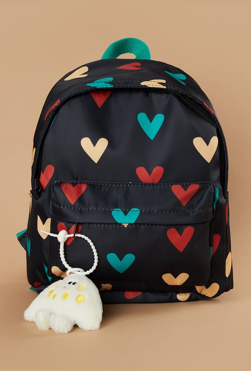 GINGER Heart Print Backpack