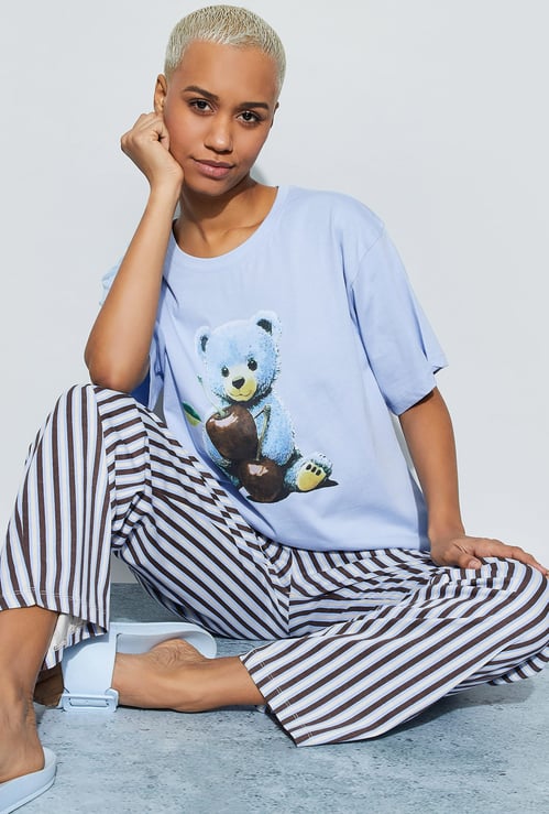 GINGER Printed Night Suit