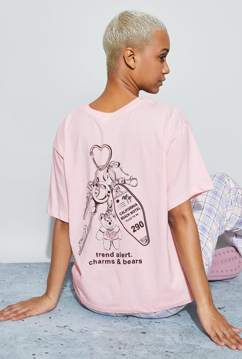 GINGER Back Print Lounge T-shirt