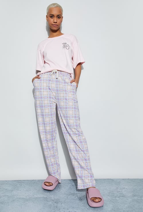 GINGER Checked Pyjama