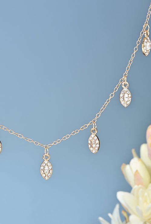 TONIQ Embellished Charms Necklace