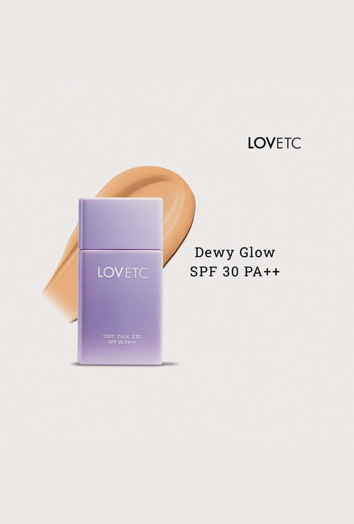 LOVETC Tint, Talk, Etc Radiant Glow SPF 30 Tint Foundation - Light Medium - 30ml