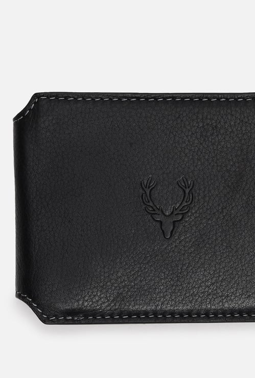 ALLEN SOLLY Leather Bi-Fold Wallet