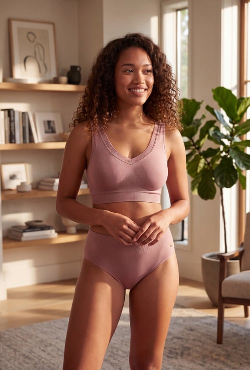 ENAMOR Solid Hipster Panties