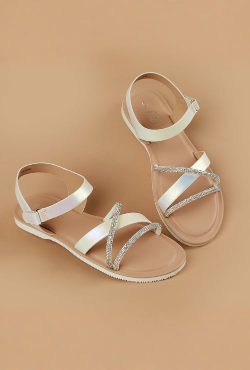 FAME FOREVER Girls Embellished Sandals