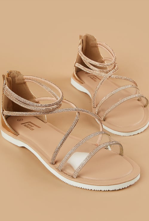 FAME FOREVER Girls Embellished Sandals