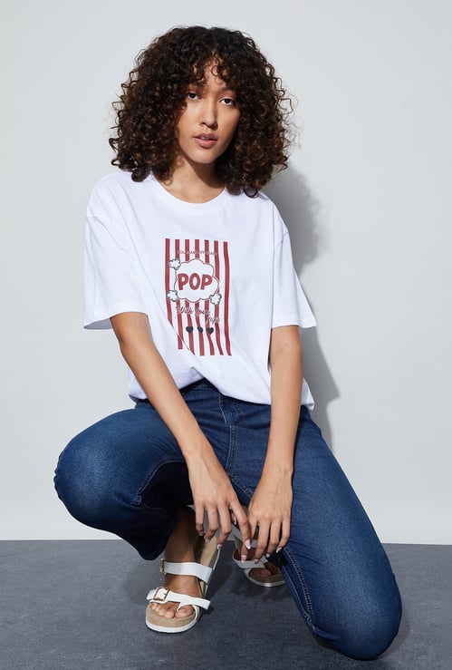 FAME FOREVER Graphic Print T-shirt