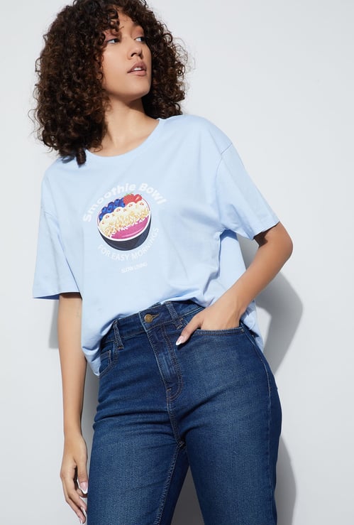 FAME FOREVER Graphic Print T-shirt