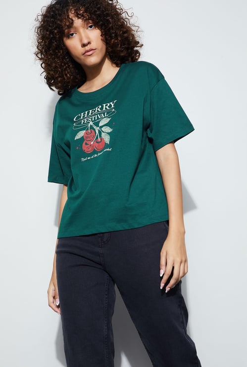 FAME FOREVER Graphic Print T-shirt