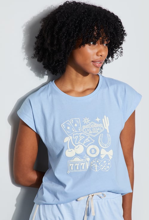 GINGER Printed Lounge T-shirt