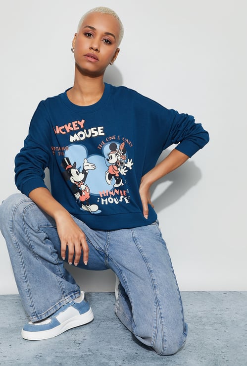 GINGER Mickey Mouse Print T-shirt