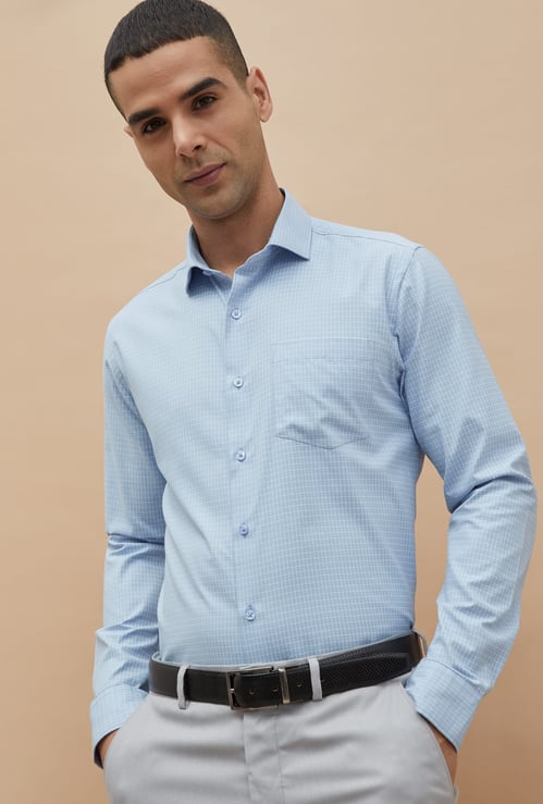 CODE Printed Slim Fit Formal Shirt