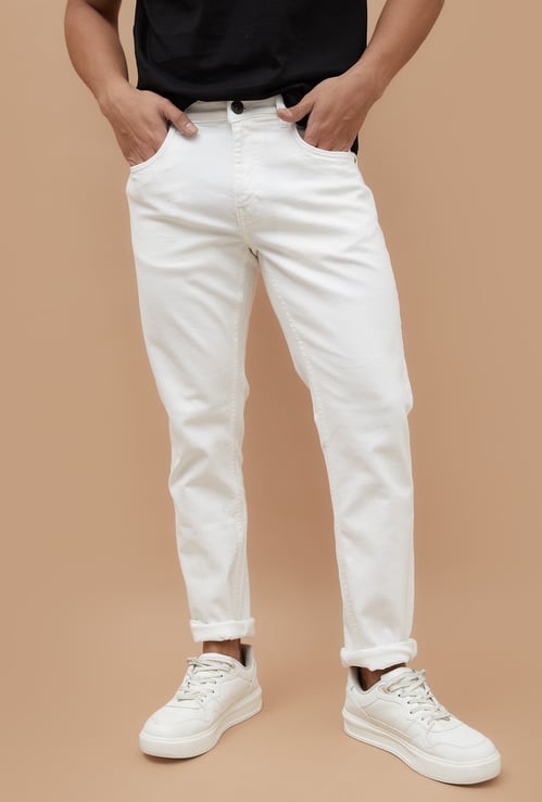 FORCA Solid Slim Tapered Jeans