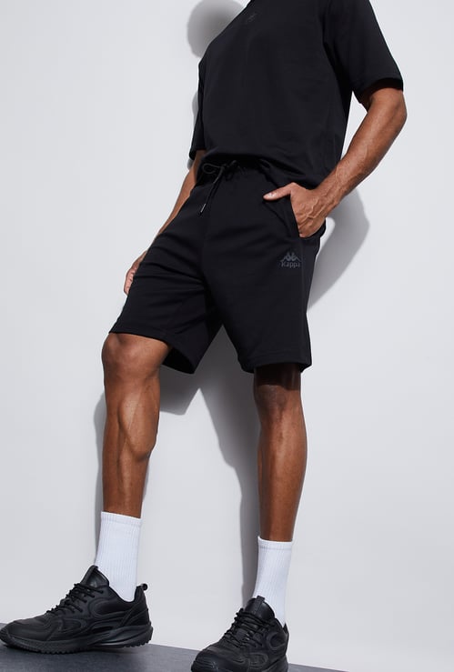 KAPPA Solid Knit Sports Shorts