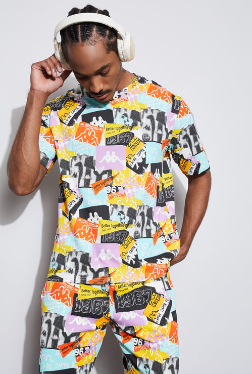 KAPPA Graphic Print Crew Neck T-shirt