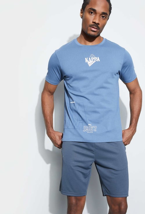 KAPPA Printed Crew Neck T-shirt