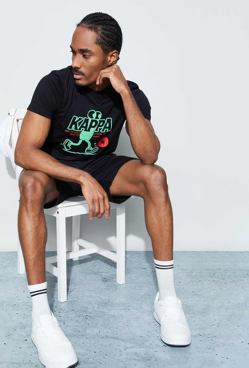 KAPPA Graphic Printed Crew Neck T-shirt