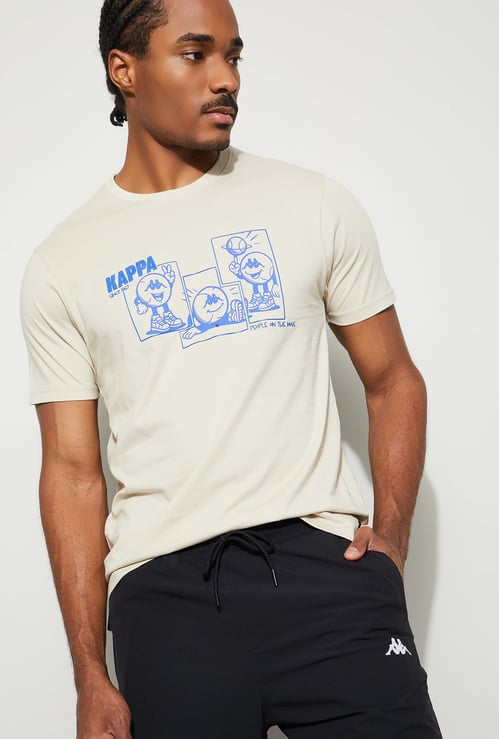 KAPPA Graphic Print Crew Neck T-shirt
