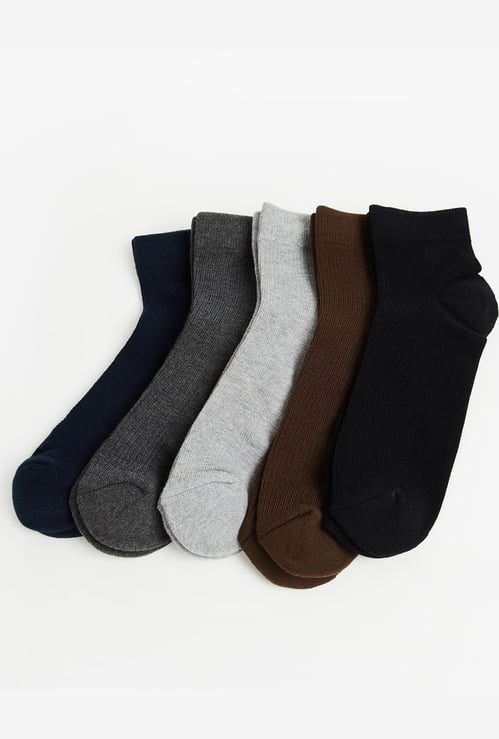 BONJOUR Assorted Ankle Length Socks - Pack of 5