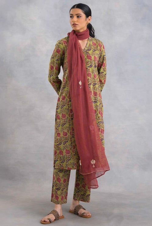 W Embroidered Ethnic Dupatta