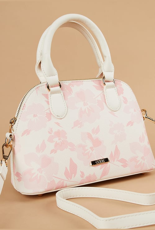 CODE Floral Printed Handheld Bag