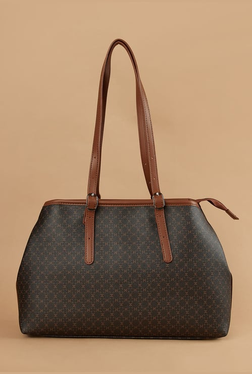 CODE Printed Shoulder Bag