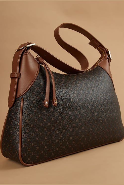 CODE Printed Shoulder Bag