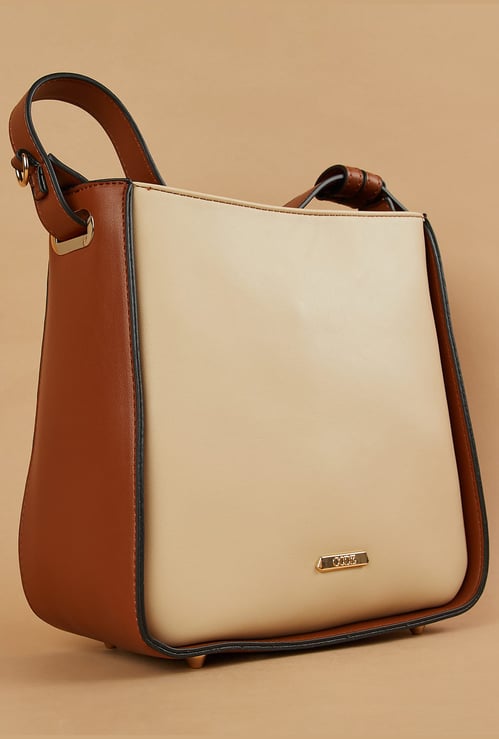CODE Colourblock Handheld Bag
