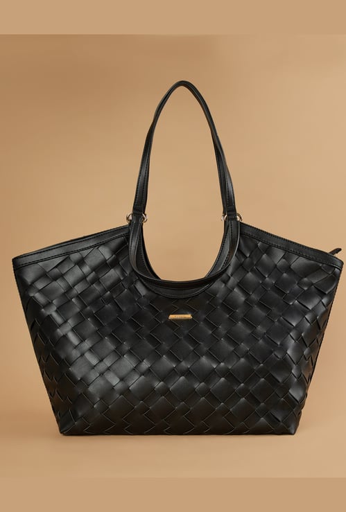 CODE Woven Shoulder Bag