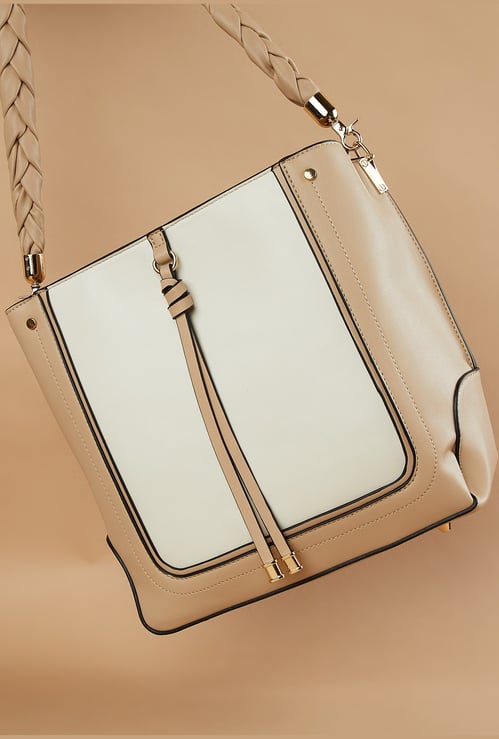 GINGER Colourblocked Shoulder Bag