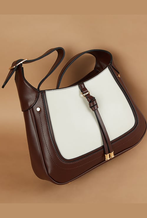 GINGER Colourblocked Shoulder Bag