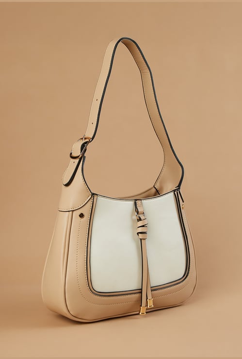 GINGER Colourblocked Shoulder Bag