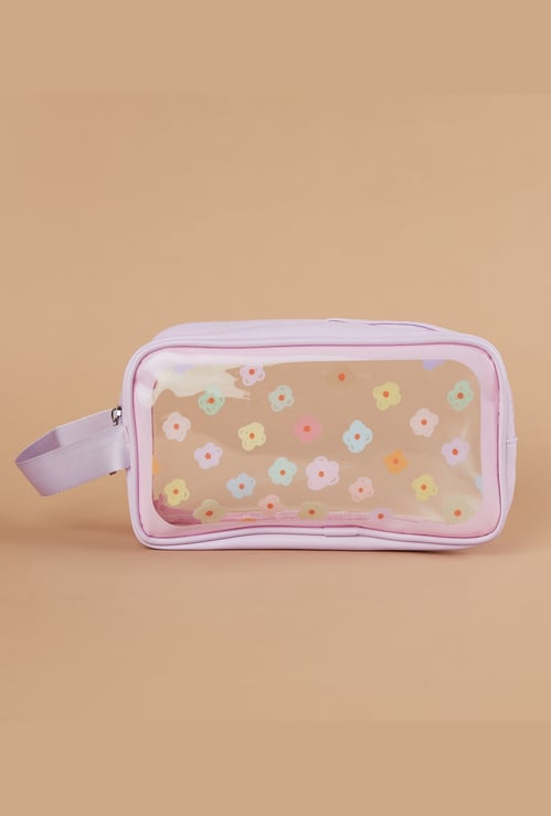 GINGER Heart Print Vanity Pouch