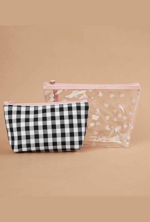 GINGER Assorted Toiletry Pouch - Pack of 2